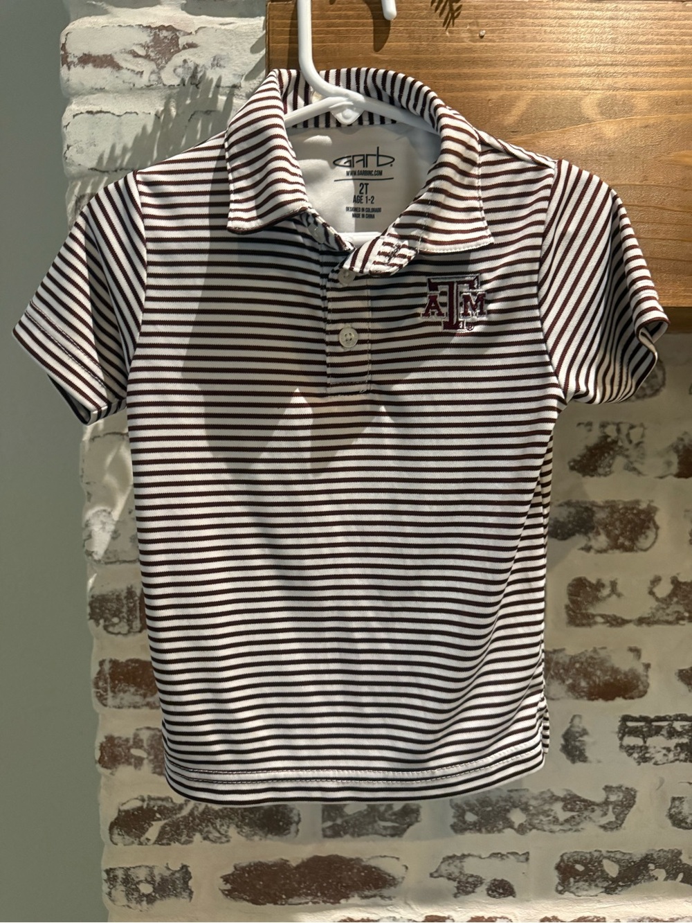 Texas A&M Aggies Toddler Boys' Polo size 2T